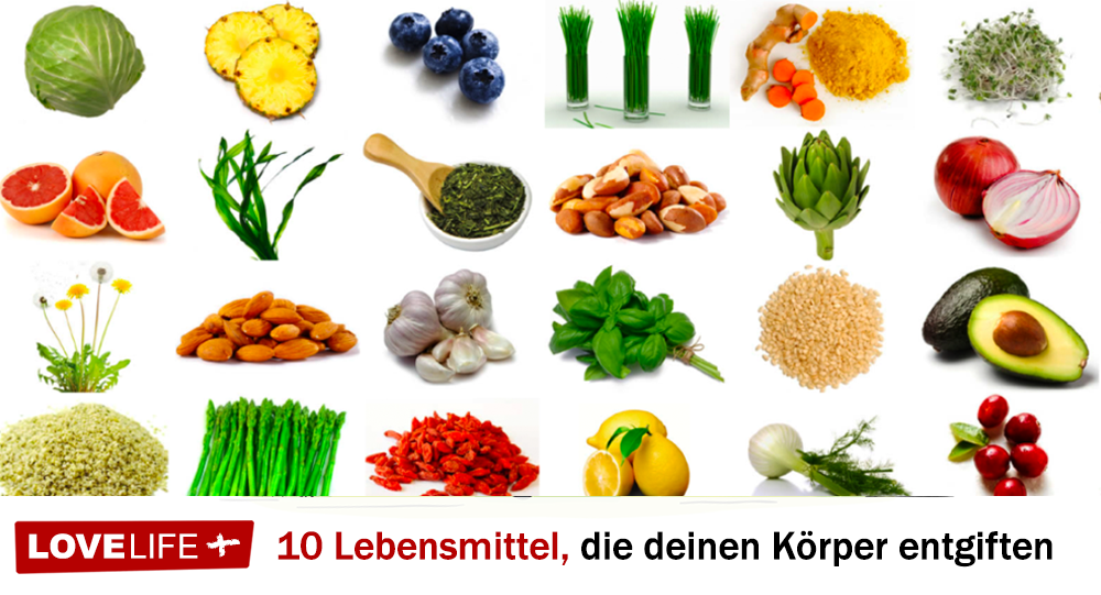 10 Lebensmittel, die deinen Körper entgiften - LoveLife.plus