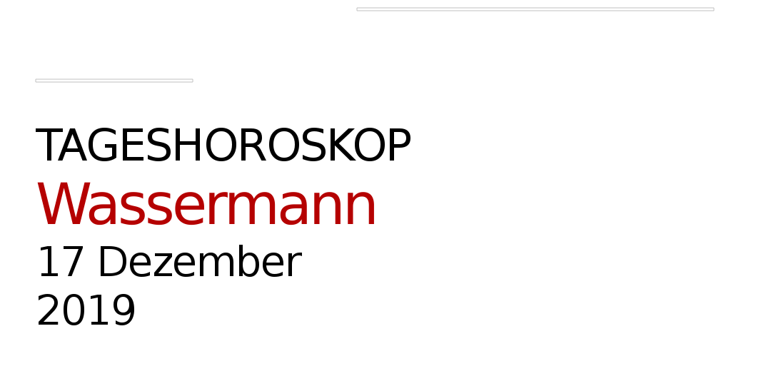 Flirt horoskop wassermann heute